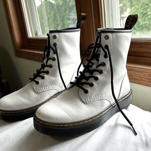 Dr. Marten 1460 White Lace Up Boots Women’s Size 8